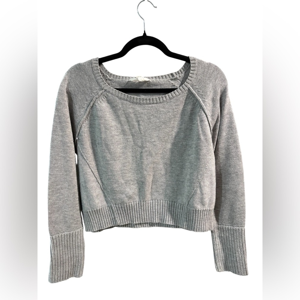 Athleta Light Gray Women's Crew Neck Sweater‎